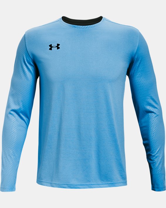 Men's UA Wall Goalkeeper Jersey, Blue, pdpMainDesktop image number 4